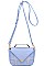 CHIC FAUX LEATHER LUXURY FLAIR CROSSBODY BAG JY-15588ML