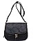 LUXURY PEBBLED VEGAN LEATHER SUNDAY CROSSBODY BAG JY15644