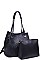LUXURY CLARA 2IN1 FASHION SHOULDER/CROSSBODY BAG JY-15845ML