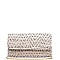 LUXURY BAHAMAS ZIGZAG STRAW FASHION CLUTCH BAG JY15850B