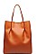 LUXURY THOMPSON 2IN1 FAUX LEATHER TOTE BAG BJY-16104ML