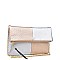 LUXURIOUS VEGAN LEATHER  SORAYA FASHION CLUTCH BAG JY16240