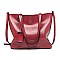 Large Size Faux Leather Tote Bag