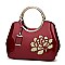 ROUND HANDLE GLOSSY BOUTIQUE SATCHEL