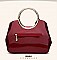 ROUND HANDLE GLOSSY BOUTIQUE SATCHEL