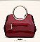 ROUND HANDLE GLOSSY BOUTIQUE SATCHEL