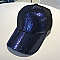 SEQUIN SHINEY MESH BACK BASEBALL CAP