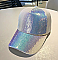 SEQUIN SHINEY MESH BACK BASEBALL CAP