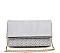 LUXURIOUS VEGAN LEATHER EMBER WOVEN POCKET CLUTCH BAG JY16313
