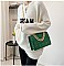 CROCODILE CHAIN STRAP SHOULDER MESSENGER BAG