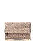 LUXURY CLEO WOVEN VINYL CLUTCH BAG WITH CHAIN STRAP JY-16643ML