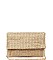 LUXURY CLEO WOVEN VINYL CLUTCH BAG WITH CHAIN STRAP JY-16643ML