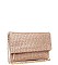 LUXURY CLEO WOVEN VINYL CLUTCH BAG WITH CHAIN STRAP JY-16643ML
