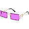 Pack of 12 Semi rimless square sunglasses