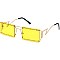 Pack of 12 Semi rimless square sunglasses