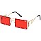 Pack of 12 Semi rimless square sunglasses