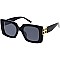 Pack of 12 Square Sunglasses with Gold Detail Temples