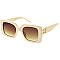 Pack of 12 Square Sunglasses with Gold Detail Temples