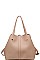 LUXURY JOSEPHINE FAUX LEATHER 2IN1 SATCHEL BAG JY-16814ML