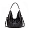 Tassel Accent Quality Hobo Bag