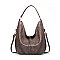 Tassel Accent Quality Hobo Bag