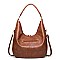 Tassel Accent Quality Hobo Bag