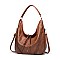 Tassel Accent Quality Hobo Bag