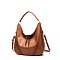 Fashion Retro Tassel Accent Shoulder Bag