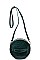 LUXURIOUS CROC VEGAN LEATHER ROUND CROSSBODY BAG JY16887-UE
