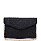 CHIC LUXURY QUILTED TWEED MAMI CLUTCH BAG JY16971