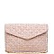 CHIC LUXURY QUILTED TWEED MAMI CLUTCH BAG JY16971