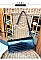 Long Crocodile Skin Cross-Body Shoulder Bag