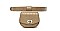 Turn-Lock Accent Crocodile Mini Fanny Pack