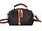 Genuine Leather Satchel Boston Bags