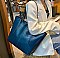 Genuine Leather Top Handle Tote Shoulder Bag