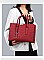 Croc Alligator Brief Satchel Bag