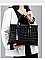 Croc Alligator Brief Satchel Bag