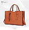 Croc Alligator Brief Satchel Bag