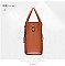 Croc Alligator Brief Satchel Bag