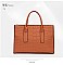 Croc Alligator Brief Satchel Bag