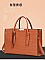 Croc Alligator Brief Satchel Bag