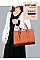 Croc Alligator Brief Satchel Bag