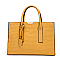 Croc Alligator Brief Satchel Bag