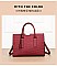 Croc Alligator Brief Satchel Bag