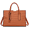 Croc Alligator Brief Satchel Bag