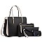 3 IN 1 TOTE CROSSBODY BAG & CLUTCH SET