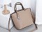 Stylish 2 In 1 Smooth Leather Satchel Clutch Set