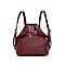 2 IN 1 Stylish Smooth Convertible Shoulder Backpack