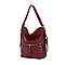 2 IN 1 Stylish Smooth Convertible Shoulder Backpack