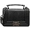 FASHION SNAKE PRINT TOP HANDLE SATCHEL SET